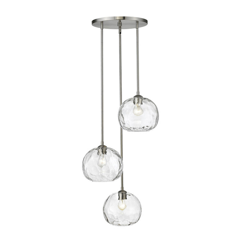 Z-Lite 490P10-3R - Chloe 3 Light 20" Pendant