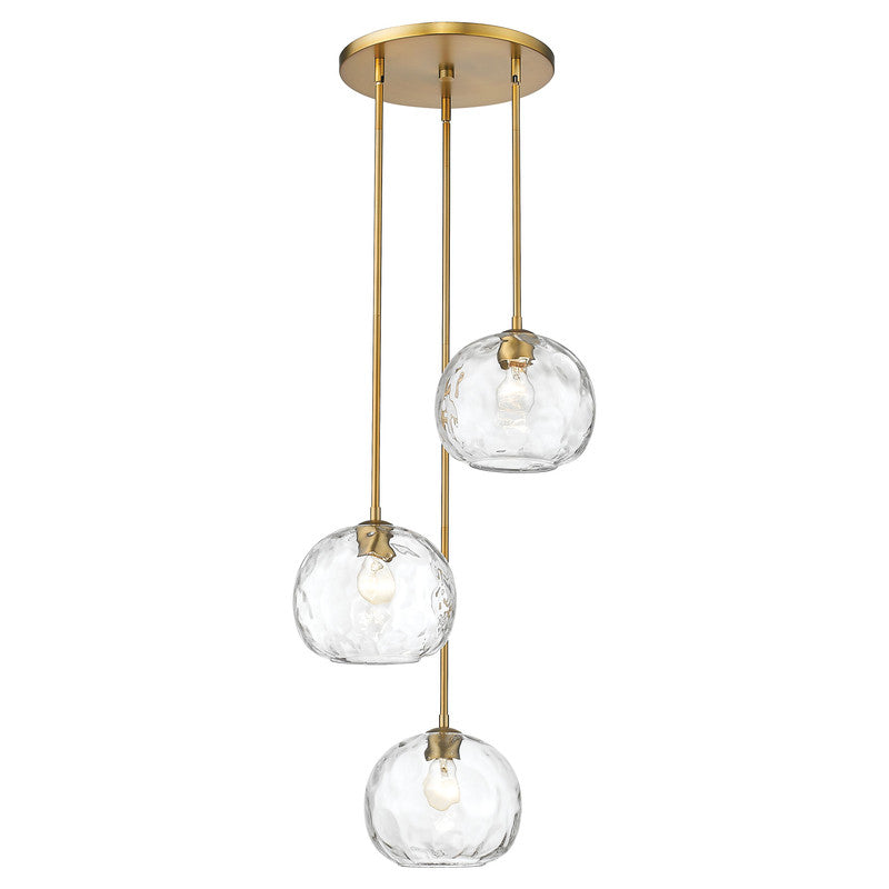 Z-Lite 490P10-3R - Chloe 3 Light 20" Pendant