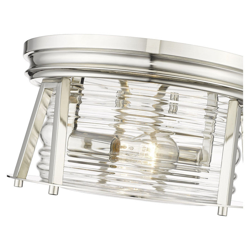 Z-Lite 491F2 - Cape Harbor 2 Light 12" Flush Mount