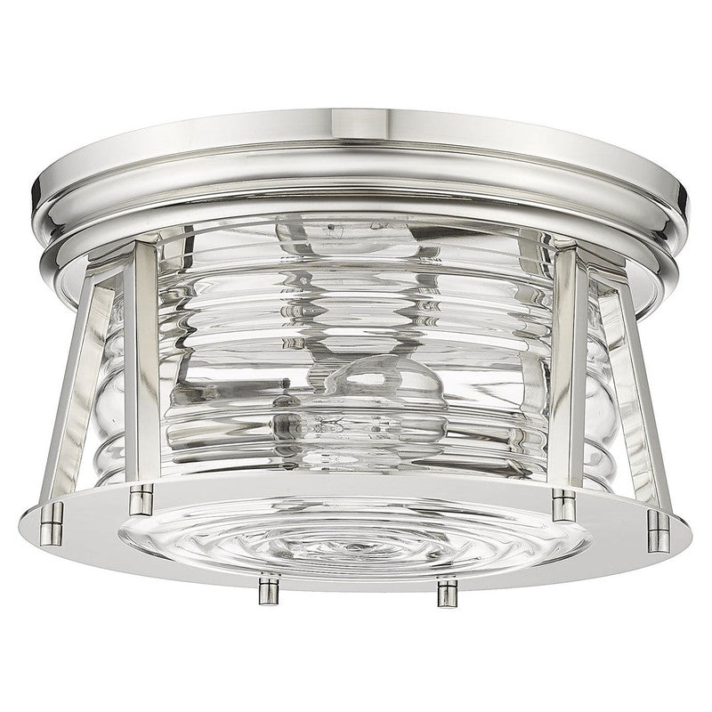 Z-Lite 491F2 - Cape Harbor 2 Light 12" Flush Mount