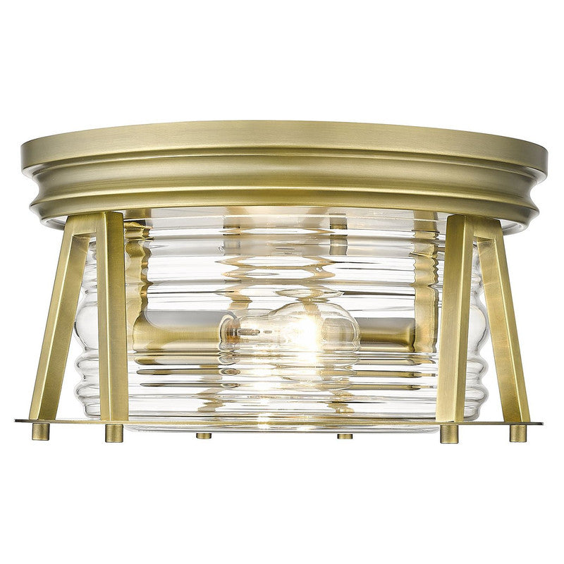 Z-Lite 491F2 - Cape Harbor 2 Light 12" Flush Mount