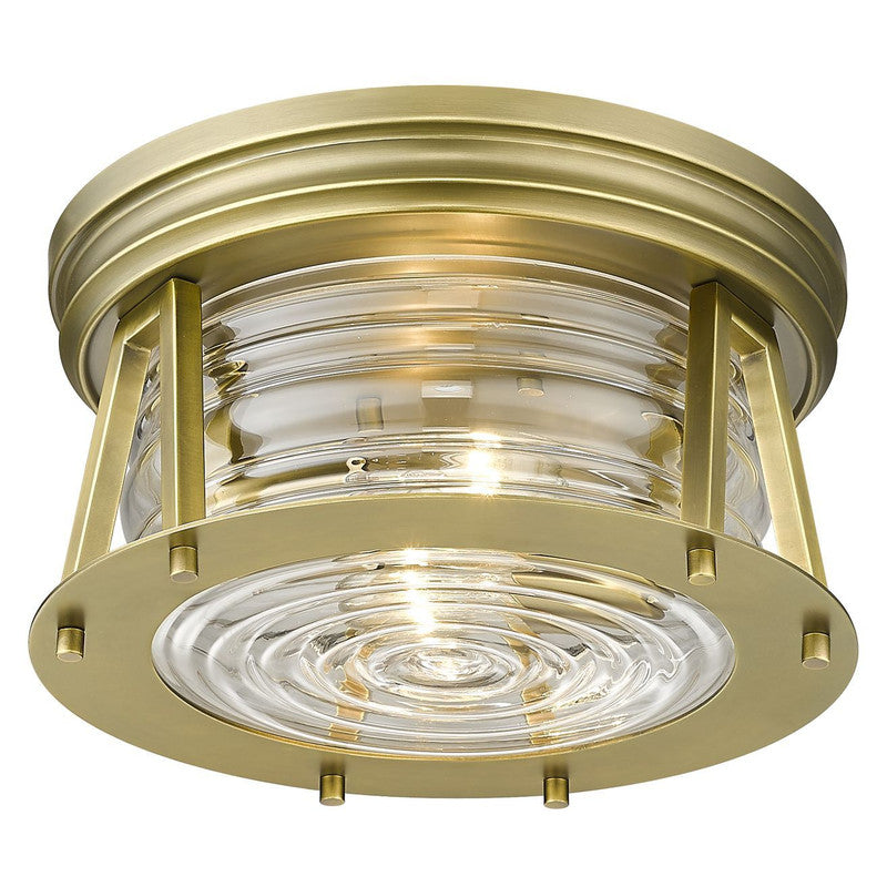 Z-Lite 491F2 - Cape Harbor 2 Light 12" Flush Mount