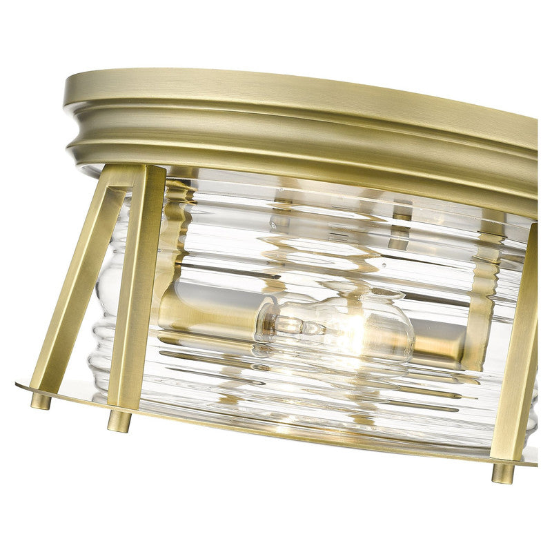Z-Lite 491F2 - Cape Harbor 2 Light 12" Flush Mount