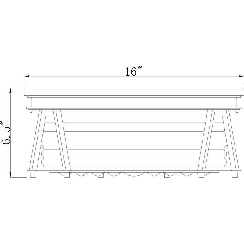 Z-Lite 491F3 - Cape Harbor 3 Light 16" Flush Mount