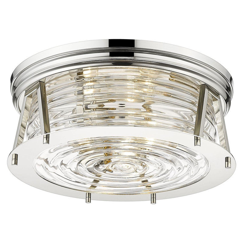 Z-Lite 491F3 - Cape Harbor 3 Light 16" Flush Mount