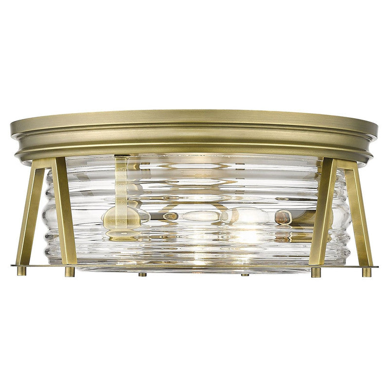 Z-Lite 491F3 - Cape Harbor 3 Light 16" Flush Mount