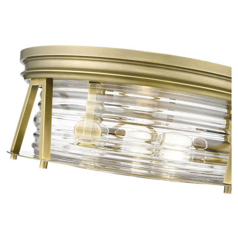 Z-Lite 491F3 - Cape Harbor 3 Light 16" Flush Mount