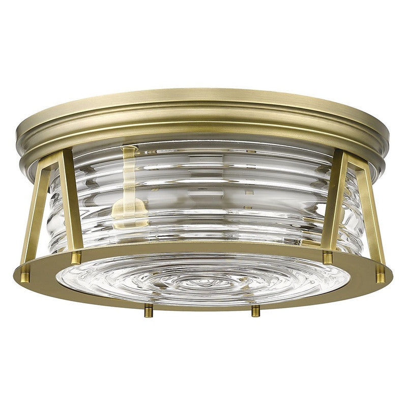 Z-Lite 491F3 - Cape Harbor 3 Light 16" Flush Mount
