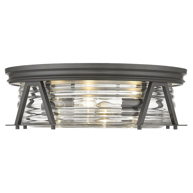 Z-Lite 491F4 - Cape Harbor 4 Light 20" Flush Mount