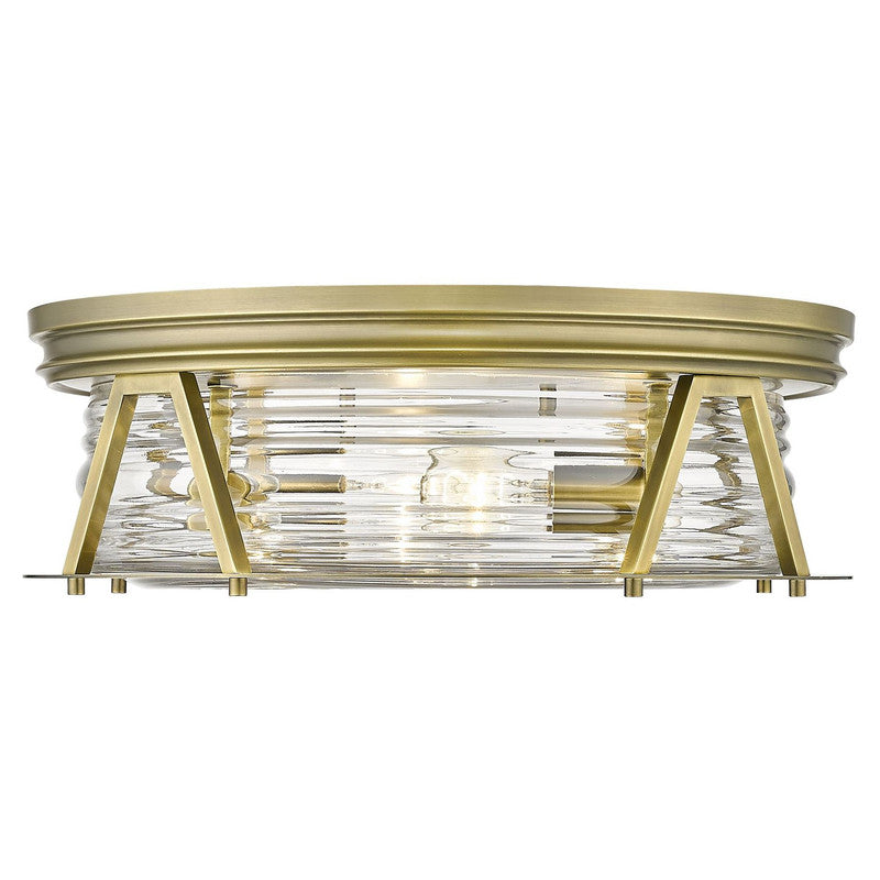 Z-Lite 491F4 - Cape Harbor 4 Light 20" Flush Mount