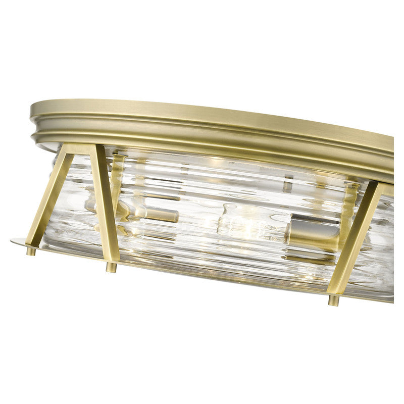 Z-Lite 491F4 - Cape Harbor 4 Light 20" Flush Mount