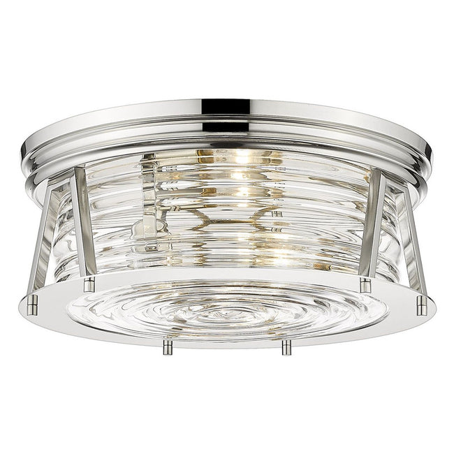 Z-Lite 491F3 - Cape Harbor 3 Light 16" Flush Mount
