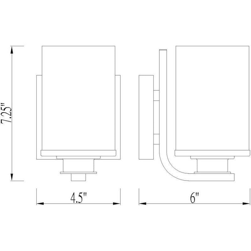 Z-Lite 492-1S - Beckett 1 Light 6" Sconce