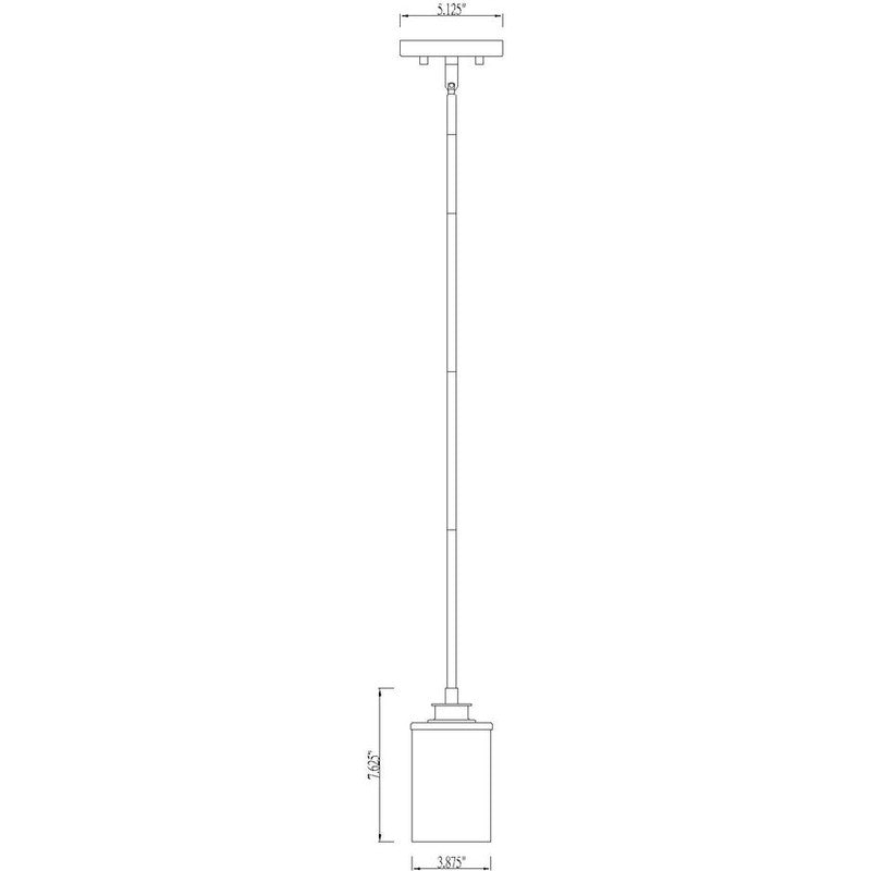 Z-Lite 492MP - Beckett 1 Light 5" Pendant