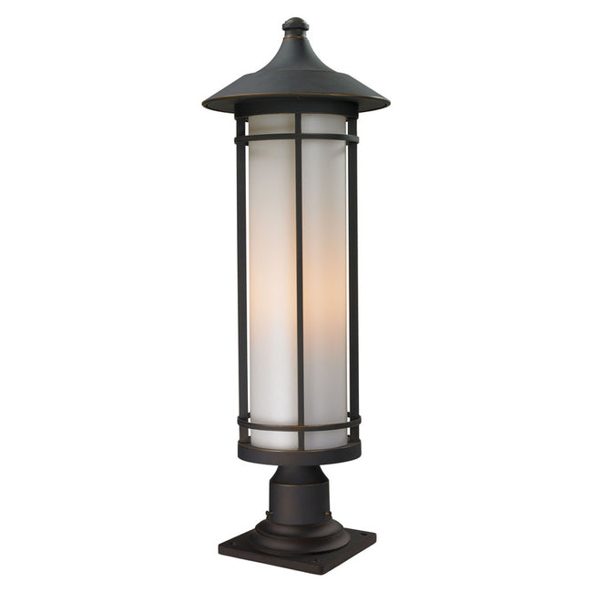 Z-Lite 529PHB-533PM - Woodland 1 Light 10" Pier Mount