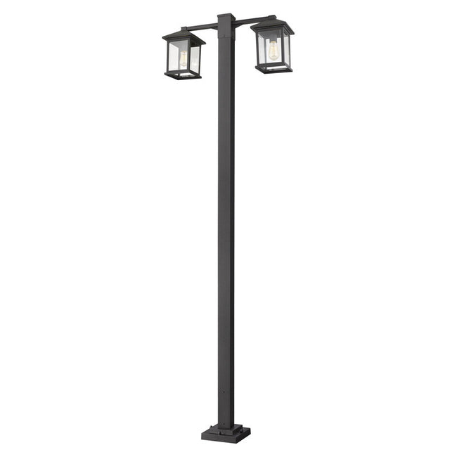 Z-Lite 531-2-536P - Portland 2 Light 8" Post Mount