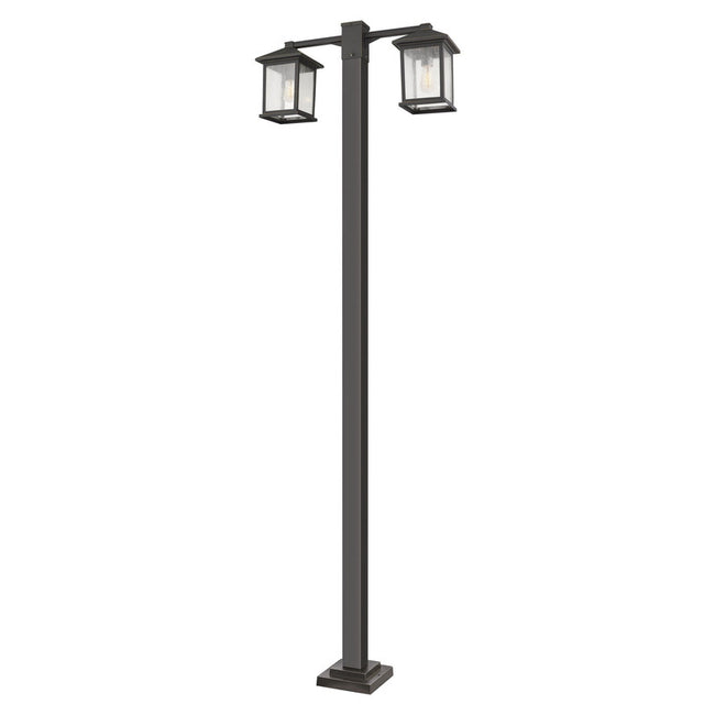 Z-Lite 531-2-536P - Portland 2 Light 8" Post Mount