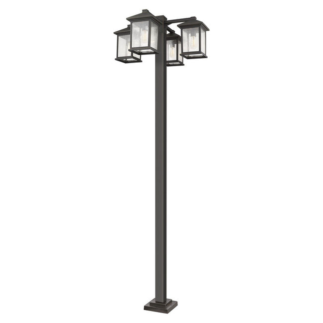 Z-Lite 531-4-536P - Portland 4 Light 30" Post Mount