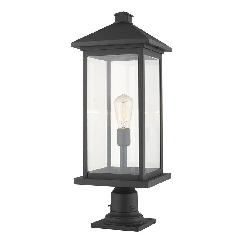 Z-Lite 531PHBXLR-533PM - Portland 1 Light 10" Pier Mount