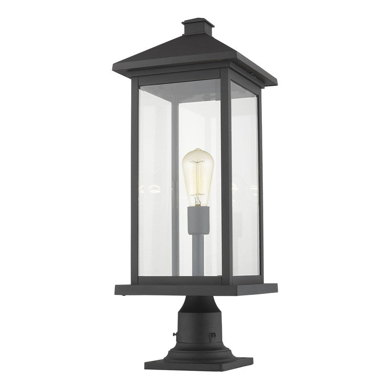 Z-Lite 531PHBXLR-533PM - Portland 1 Light 10" Pier Mount