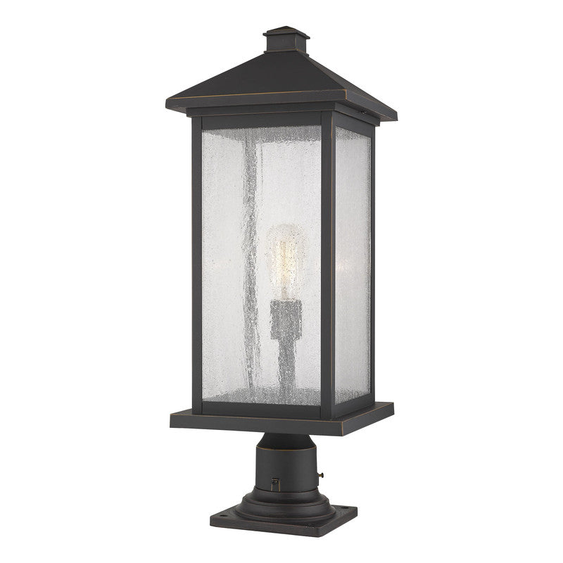 Z-Lite 531PHBXLR-533PM - Portland 1 Light 10" Pier Mount