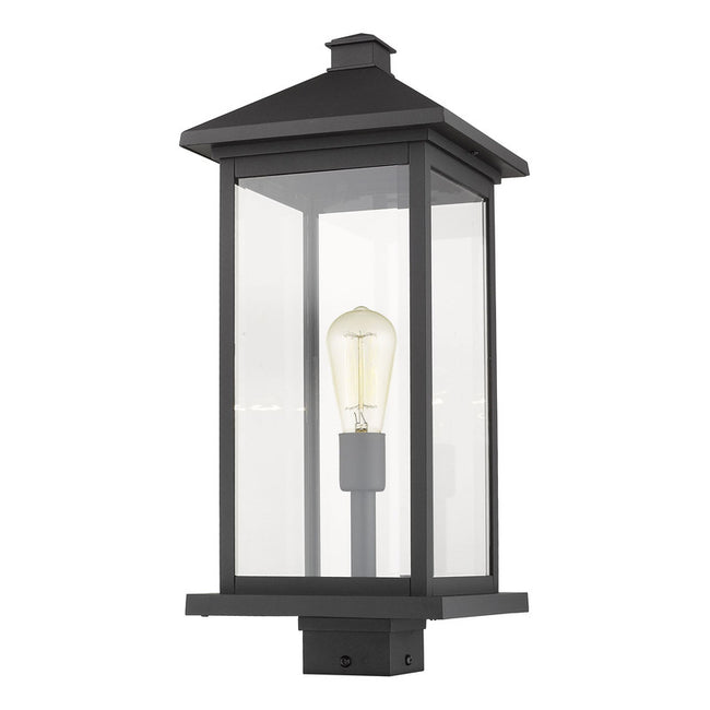 Z-Lite 531PHBXLS - Portland 1 Light 10" Post Mount