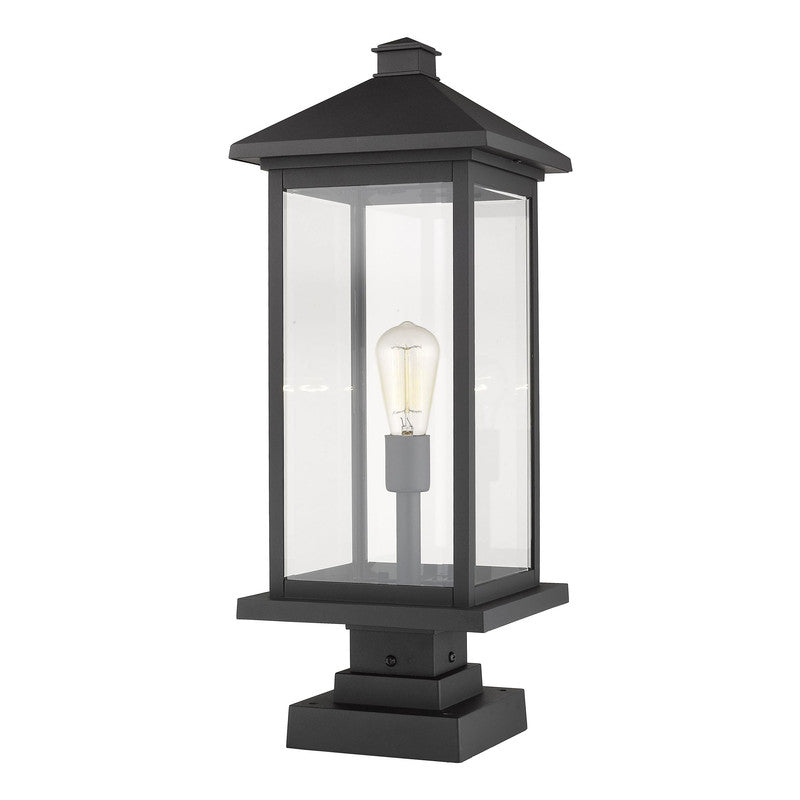 Z-Lite 531PHBXLS-SQPM - Portland 1 Light 10" Pier Mount