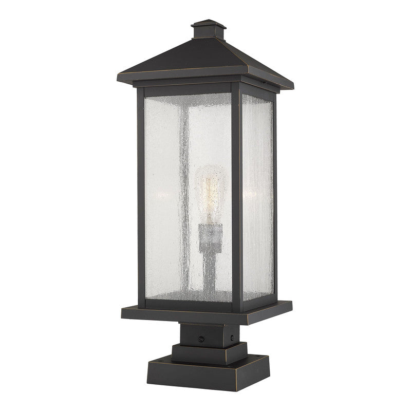 Z-Lite 531PHBXLS-SQPM - Portland 1 Light 10" Pier Mount