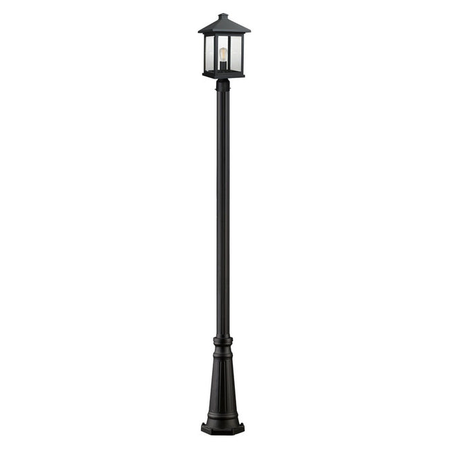 Z-Lite 531PHBR-519P - Portland 1 Light 10" Post Mount