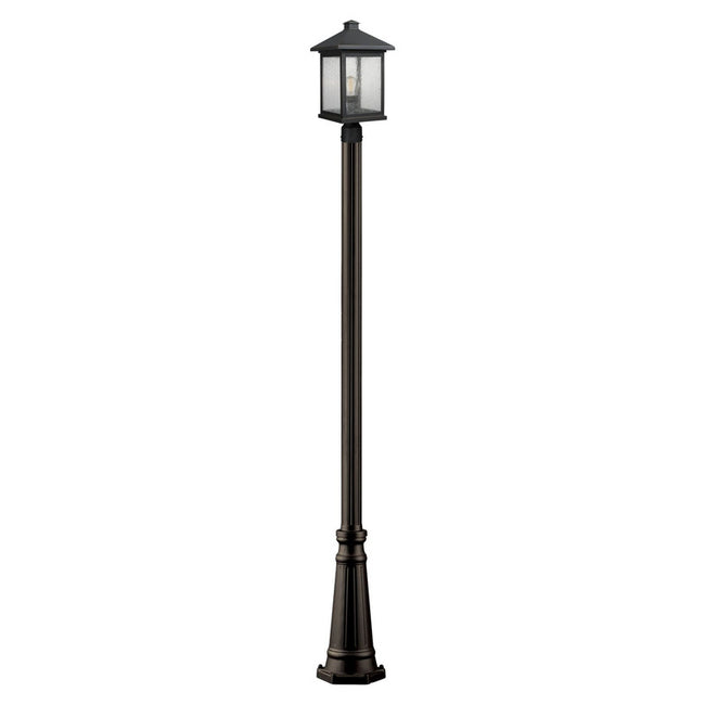 Z-Lite 531PHBR-519P - Portland 1 Light 10" Post Mount