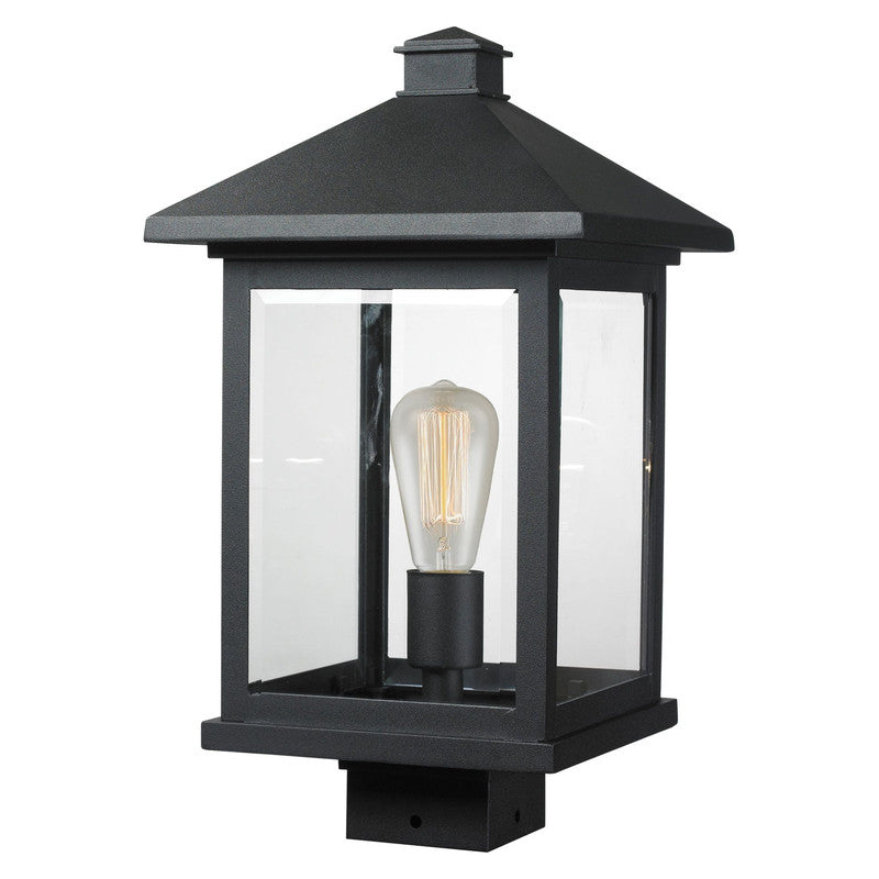 Z-Lite 531PHBS - Portland 1 Light 10" Post Mount