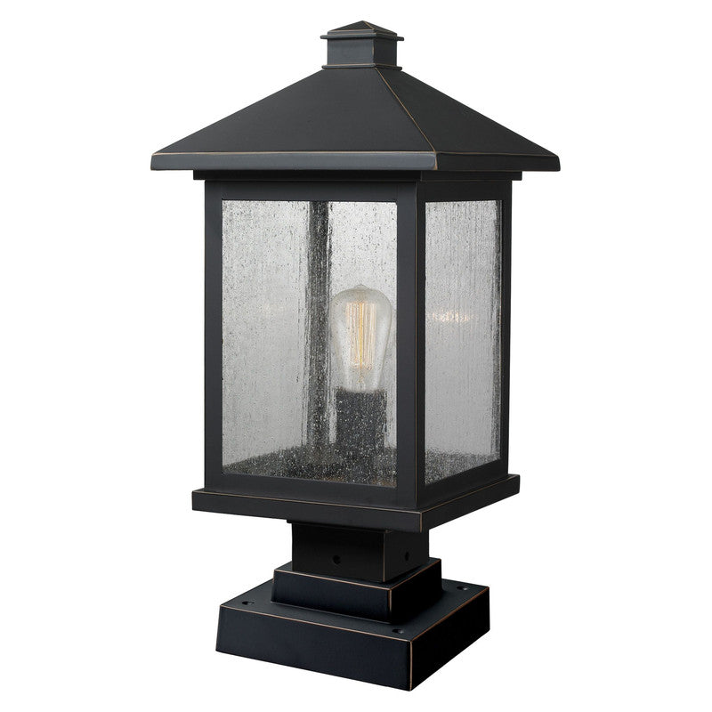 Z-Lite 531PHBS-SQPM - Portland 1 Light 10" Pier Mount
