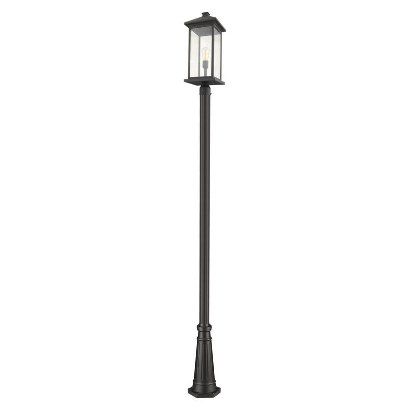 Z-Lite 531PHBXLR-519P - Portland 1 Light 10" Post Mount