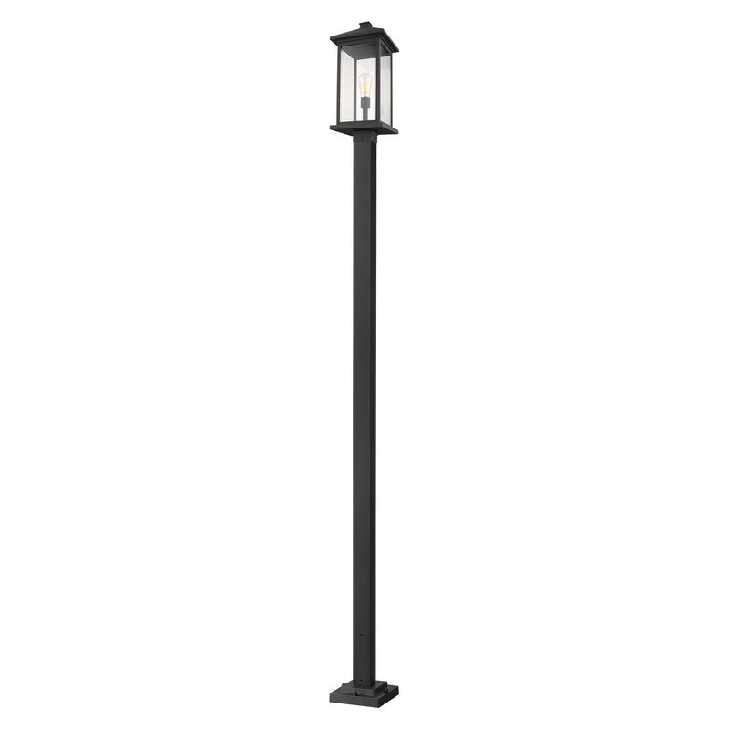 Z-Lite 531PHBXLS-536P - Portland 1 Light 10" Post Mount
