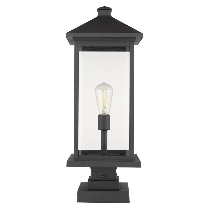 Z-Lite 531PHBXLS-SQPM - Portland 1 Light 10" Pier Mount