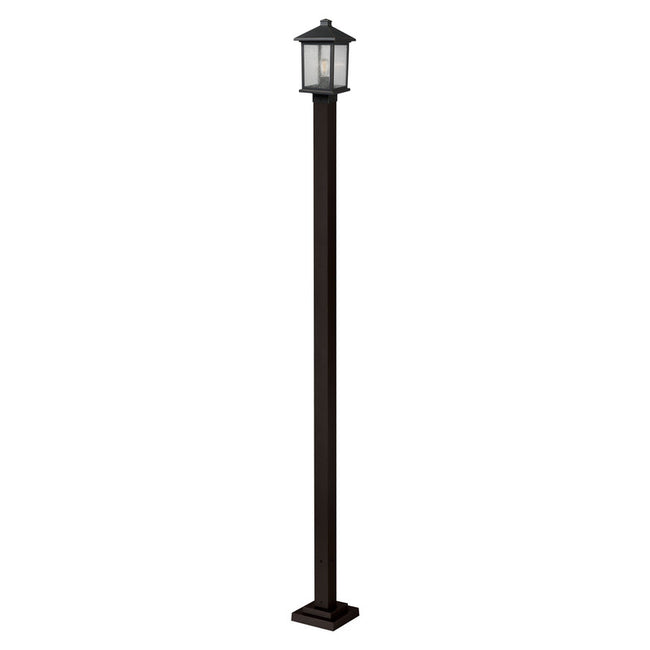 Z-Lite 531PHMS-536P - Portland 1 Light 9" Post Mount