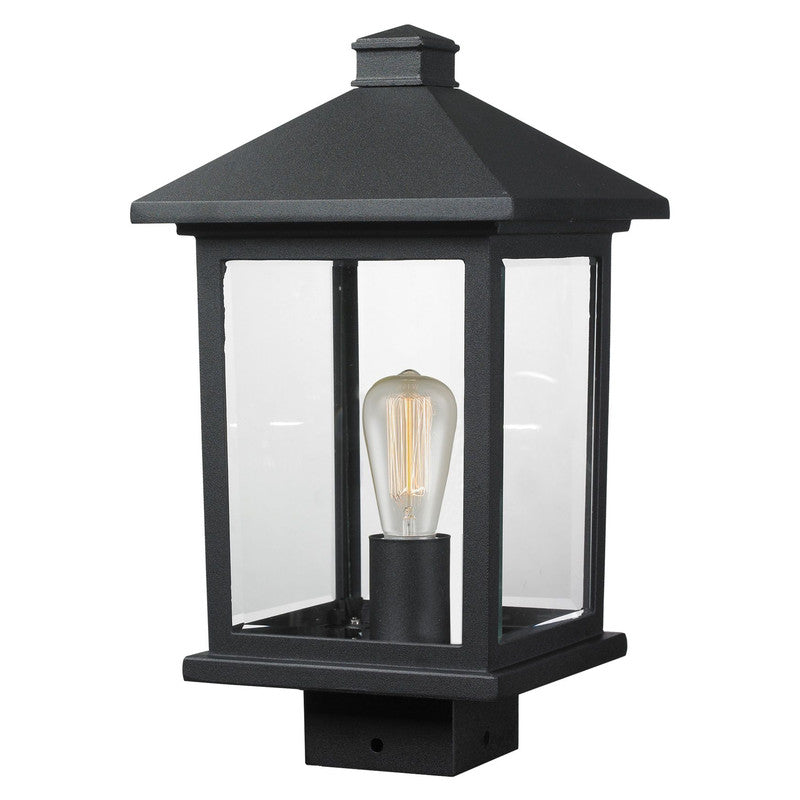 Z-Lite 531PHMS - Portland 1 Light 8" Post Mount