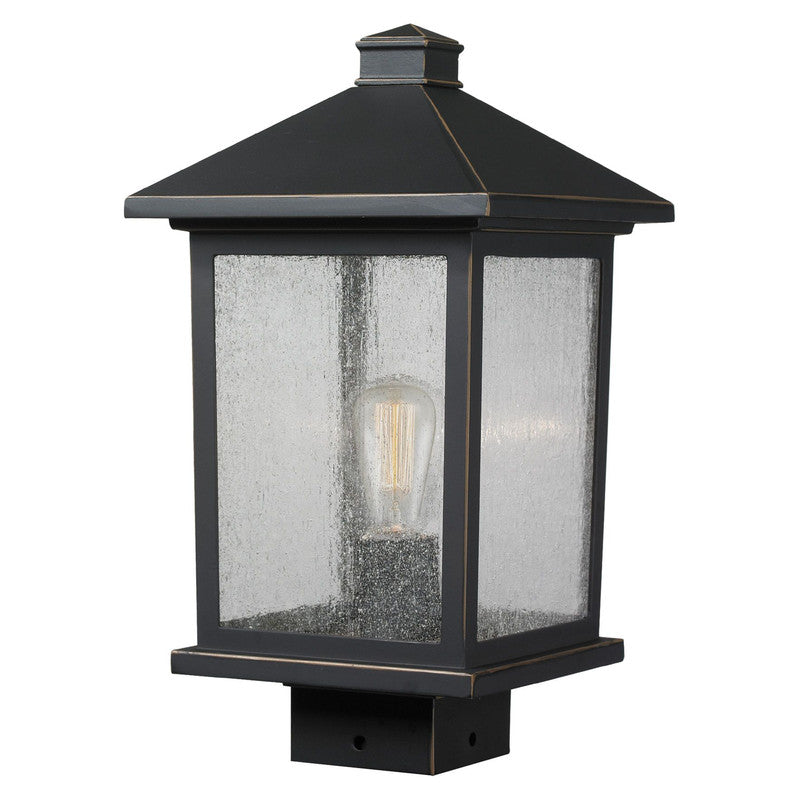 Z-Lite 531PHMS - Portland 1 Light 8" Post Mount