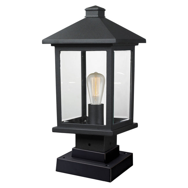 531PHMS-SQPM - Portland 1 Light 8" Pier Mount