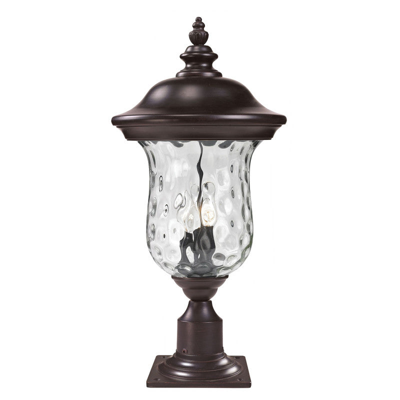 Z-Lite 533PHB-533PM - Armstrong 3 Light 12" Pier Mount