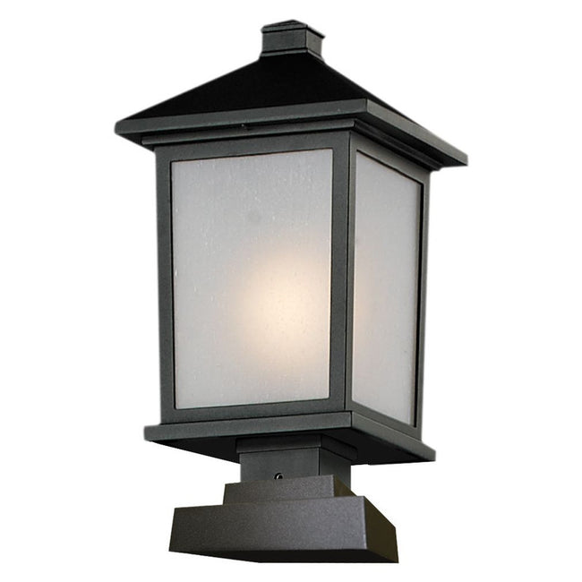 Z-Lite 537PHB-SQPM - Holbrook 1 Light 10" Pier Mount
