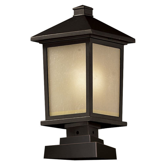 Z-Lite 537PHB-SQPM - Holbrook 1 Light 10" Pier Mount