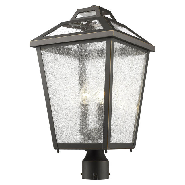 Z-Lite 539PHBR - Bayland 3 Light 11" Post Mount