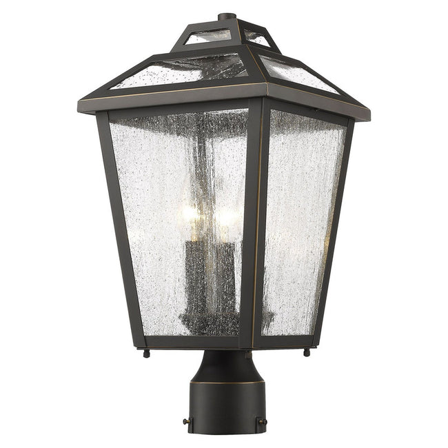 Z-Lite 539PHMR - Bayland 3 Light 9" Post Mount