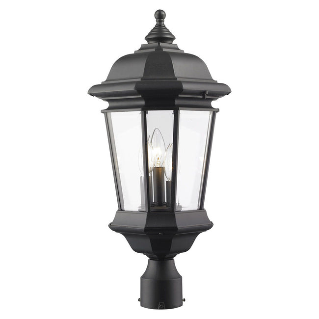 Z-Lite 540PHB - Melbourne 3 Light 10" Post Mount