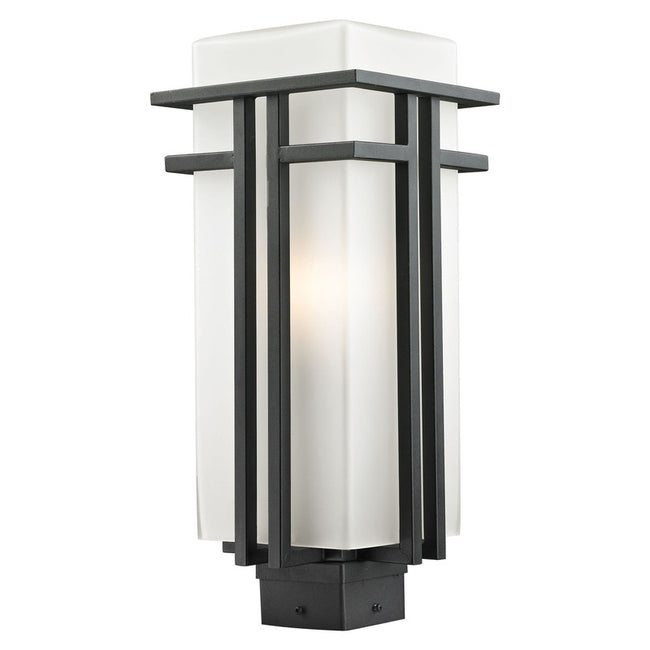 Z-Lite 549PHB - Abbey 1 Light 8" Post Mount
