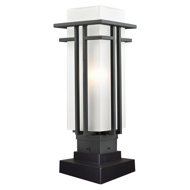 Z-Lite 549PHM-SQPM - Abbey 1 Light 7" Pier Mount