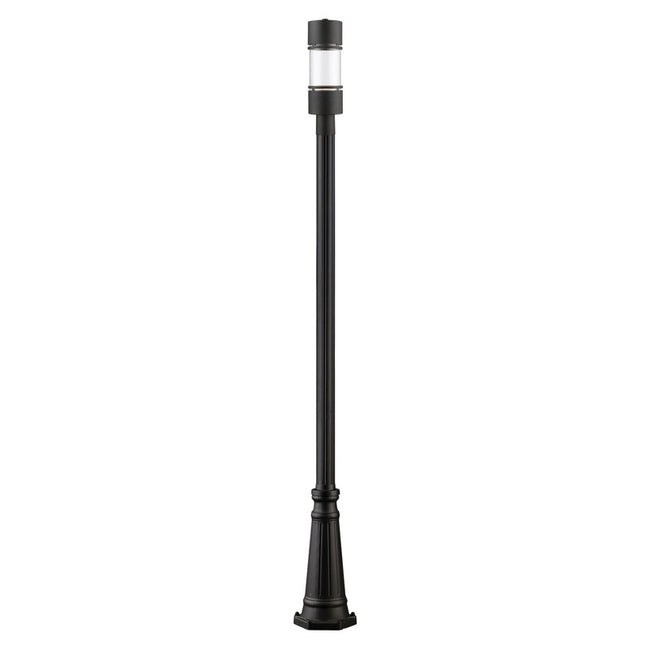 Z-Lite 553PHB-519P-LED - Luminata 1 Light 10" Post Mount