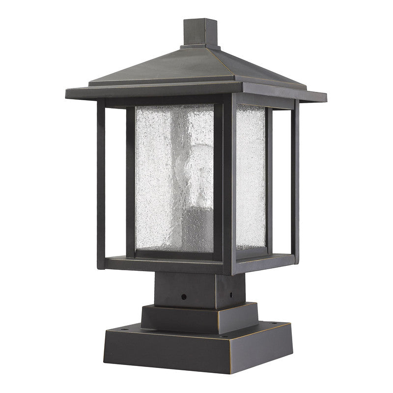 Z-Lite 554PHMS-SQPM - Aspen 1 Light 9" Pier Mount