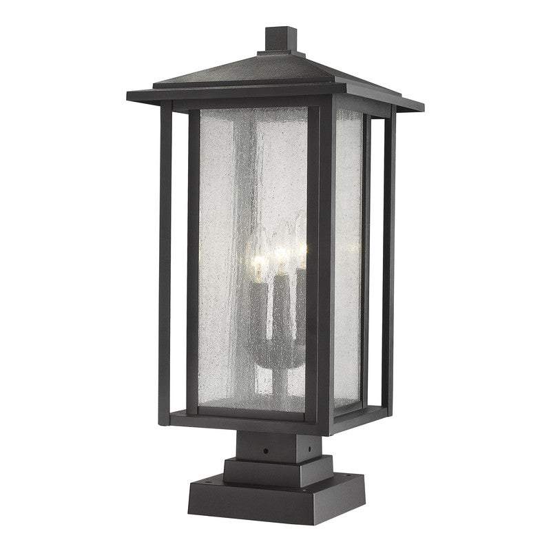 Z-Lite 554PHXLS-SQPM - Aspen 3 Light 11" Pier Mount